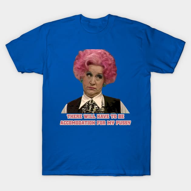 Mollie Sugden as Mrs. Slocombe: Are You Being Served? T-Shirt by NdasMet